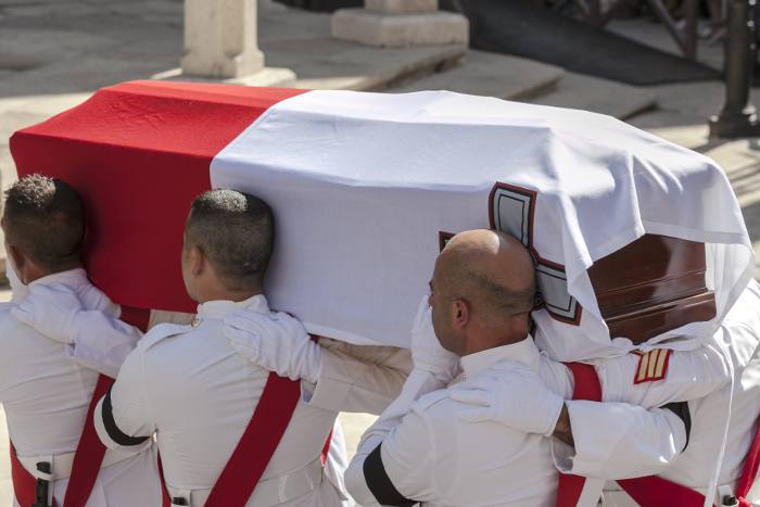 Carrying the weight of JFK's casket