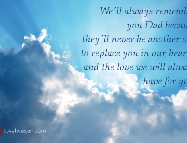 blue-sky-meme-funeral-father-600×460 | Love Lives On