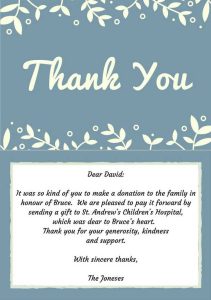 33+ Best Funeral Thank You Cards | Love Lives On